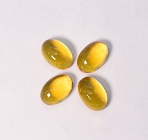 พลอยซิทรีนรูปวงรีทรงแบนสำหรับแลปสีส้ม Citrine Cabochon ขนาด18X12มม. อัญมณีหลวมที่ผ่านการปรับเทียบแล้วสำหรับเครื่องประดับ - Product Image 5