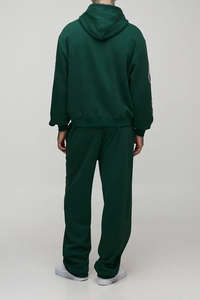 Conjuntos Deportivos Unisex de Poliéster al por Mayor: Chándal Cortavientos con Diseño Liso y Lavado Ácido, Sudadera con Capucha y Pantalones para Entrenamiento - Product Image 5