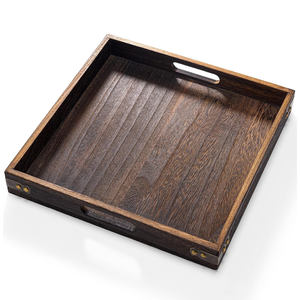 Bandeja de Servir de Madera Maciza Premium Diseñada para una Cena Elegante y una Presentación con Estilo - Product Image 1