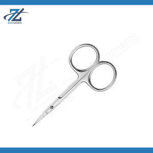 High Quality Stainless Steel Cuticle Scissors Professional Manicure <b>Nail</b> Shears Sharp Precision Cuticle Trimming Beauty Grooming - Product Image 4