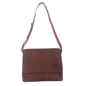 กระเป๋าหนังสะพายข้างสไตล์วินเทจพร้อมซิปปิดซับในผ้าฝ้ายดีไซน์ล่าสุด - Product Image 3