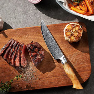 ชุดมีดดามัสกัสพร้อมด้ามไม้ไซคามอร์ธรรมชาติสวยงาม - ใบมีดคมกริบไม่หยัก - เหล็ก VG10 ญี่ปุ่น 67 ชั้น - Product Image 4