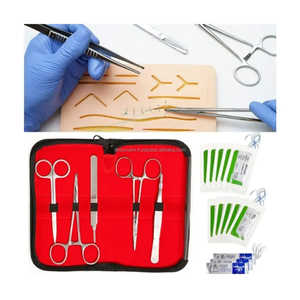 Kit de entrenamiento de sutura avanzado con almohadilla de silicona de herida realista para estudiantes de medicina OEM etiqueta privada personalizada disponible - Product Image 5