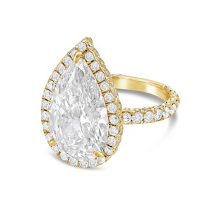 16 2 CT <b>Emerald</b> Cut Moissanite Halo Engagement <b>Ring</b> 925 <b>Silver</b> Rhodium Plated Party & Gift Jewelry - Product Image 1