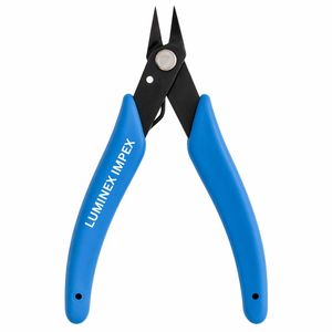 Chisel Nose Pliers Blue Handle Precision Jewelry Tool Flat Jaw <b>Wire</b> Bending Forming Tool Professional <b>Craft</b> Hand Tool - Product Image 1