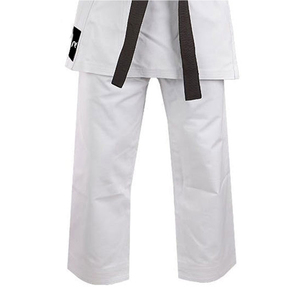 Uniforme de Karate Negro para Adultos, 100% Algodón, Duradero, Corte Regular, Unisex, Conjunto de Ropa de Artes Marciales, Cinturón Blanco Incluido - Product Image 3