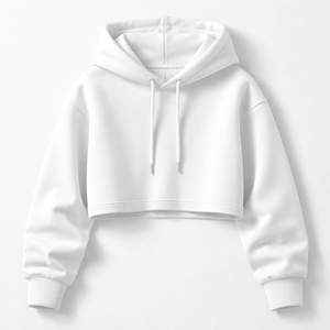 Sudadera con Capucha Corta de Forro Polar Personalizada al por Mayor para Mujer - Proveedor OEM y Fabricante Directo de Fábrica - Product Image 5