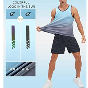 Camisetas de Tirantes Personalizadas para Hombre, Sublimadas, de Secado Rápido, para Entrenamiento, Natación, Playa, Transpirables, sin Mangas, para Fisicoculturismo, Gimnasio, Fitness - Product Image 4