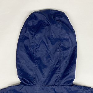 Chaqueta Cortavientos con Capucha para Hombre ZEEGOOD, Color Azul Marino, Ligera, de Poliéster, Informal, para Primavera, con Cierre de Cremallera - Product Image 3