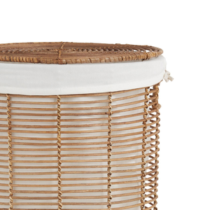 Cesto de Ropa de Bambú y Ratán de Diseño Rústico de Buena Calidad, Organizador de Almacenamiento Ecológico Tejido a Mano, Marca Viettrustic - Product Image 5