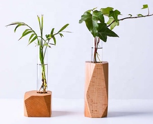 Florero de Madera de Diseño Moderno y Calidad Premium para Decoración de Interiores, Bodas, Opciones de Regalo Exclusivas de Proveedor Indio - Product Image 4