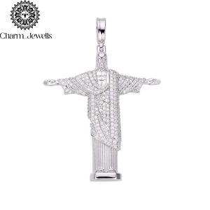 Charm Jewells - Colgante de Plata 925 con Perla de Agua Dulce y Moissanita en Forma de Bola, Chapado en Oro de 22K, Certificado IGI, Letra RILY - Product Image 3