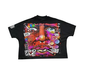 T-shirts courts coupe ample en coton entièrement imprimés, sur mesure, grande taille, haute qualité, faible MOQ, vente en gros - Product Image 2