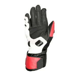 Blue Carbon Fiber Motorcycle Racing <b>Gloves</b> with Hard Knuckle Protection for Men & Women - Product Image 6