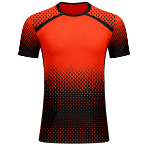 Camiseta de Fútbol Stratta Naranja y Negra, Ligera, Transpirable, que Absorbe la Humedad, Uniforme Deportivo para Entrenamiento en Equipo - Product Image 2