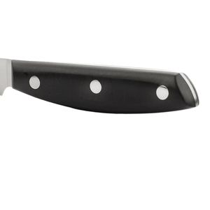 Cuchillos de Deshuesar de Hoja Recta con Mango Negro y Tres Remaches, Borde Puntiagudo Estrecho para Recortar Carne y Preparación en la Cocina - Product Image 3