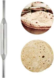 Rouleau à pâtisserie en acier inoxydable antiadhésif pour chapati, pizza, pâtisserie - Product Image 4