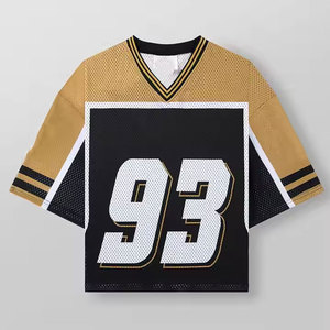 ชุดรักบี้อเมริกันคุณภาพสูงสำหรับผู้ชาย เสื้อฟุตบอลตาข่ายระบายอากาศสำหรับเล่นกีฬา สวมใส่สบายและทนทาน เหมาะสำหรับทีม - Product Image 3