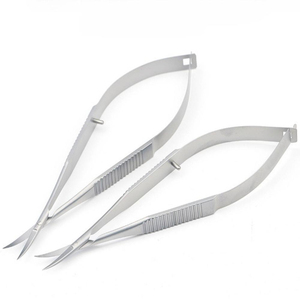 Spring <b>Scissor</b> <b>Cuticle</b> <b>Scissors</b> Right-Handed Precision Nail Beauty Tools <b>Cuticle</b> Remover Dead Skin Nail Spikes Curved Stainless - Product Image 4