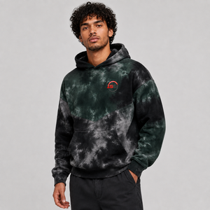 Latest Arrival Men Tie Dye <b>Hoodie</b> Custom Logo <b>Soft</b> Cotton Fleece Pullover Casual Streetwear Fashion Tie Dye <b>Hoodie</b> for Men - Product Image 4