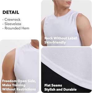 Ropa Deportiva de Compresión Transpirable para Fisicoculturismo y Entrenamiento en Gimnasio, de Alta Calidad, Venta al Por Mayor, OEM, Personalizada - Product Image 4