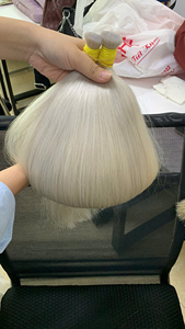 Extensions de cheveux vierges vietnamiens 100% naturels, en vrac, lisses, super double drawn, toutes couleurs, teintes - Product Image 4