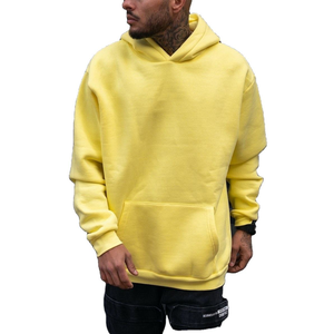 OEM Heavyweight 100% Cotton Pullover Hoodies Unisex Custom Quality Winter Wear Plus Size <b>Thick</b> <b>Fleece</b> Regular Fit Breathable - Product Image 1