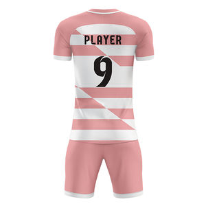 Ensemble de survêtements de football personnalisables pour hommes avec logo, impression par sublimation intégrale, maillots et hauts pour l'entraînement et les matchs - Product Image 3