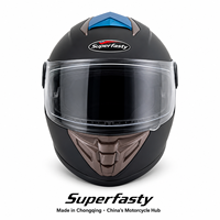Casque de moto intégral personnalisé en ABS certifié haute résistance, imperméable, toutes saisons, pour la distribution en gros