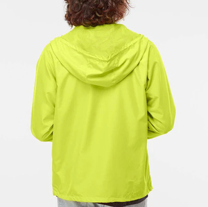 Chaqueta Anorak Cortavientos de Nailon Vintage Personalizada, Ligera, con Cierre Completo, Cuello Alto y Colores en Contraste, Tallas Grandes - Product Image 2