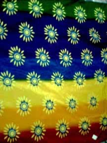ผ้าคลุมชายหาดพิมพ์ลายต้นปาล์มสีน้ำเงิน ผ้าซารอง ผ้าปาเรโอ น้ำหนักเบา กระโปรงคลุมชุดว่ายน้ำ โพลีเอสเตอร์ 100% แห้งเร็ว - Product Image 3