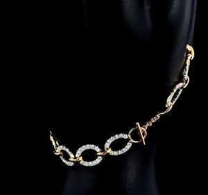 Bracelet en chaîne à maillons en forme de diamant rond en moissanite pour femmes, bijoux fins en argent 925, cadeau de mariage pour les amoureux - Product Image 5