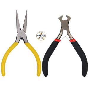 Pince à bec plat en acier inoxydable, pince coupante diagonale, pince à bec long pour bricolage et artisanat - Product Image 1