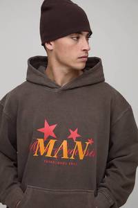 <b>Custom</b> Screen Print Design Cotton Fleece Sun Fade Men's Graphic Hoodies Streetwear Pullover Sweatshirt Manufacturer Supplier OEM - Product Image 3