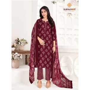 Trendy Ethnic Printed Fabric Kurti Traditional Indian Design <b>Kurta</b> For Ladies Casual Outing Comfortable Apparel Bulk Lot - Product Image 1