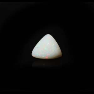 Natural Larimar Loose Gemstone 4.95 Carat 6mm Rough Oval Pear for Fine Jewelry - Product Image 1