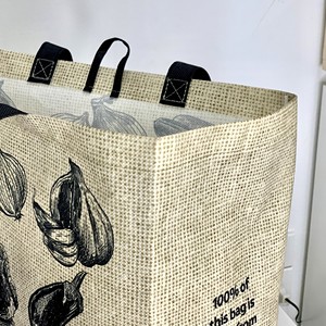 Sacs de courses écologiques personnalisés non laminés grande capacité en forme de bateau, sacs fourre-tout non tissés recyclables pour exposition - Product Image 3