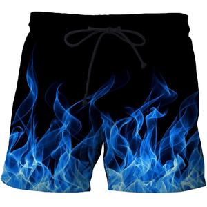 New Style Eco-Friendly Breathable Quick Dry Solid Casual Jogging Double-<b>layer</b> Men's Mesh Gym Sports Shorts Drawstring Closure - Product Image 2