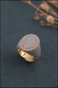 Luxury Starspire Jewels 925 Sterling <b>Silver</b> Moissanite Hip Hop <b>Ring</b> with Sparkling Diamond Look for <b>Men</b> Women Fashion - Product Image 3