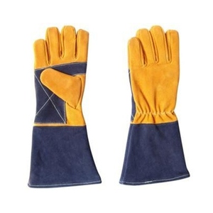 Gants de soudage en cuir de vachette renforcé, antistatiques, résistants aux déchirures, 7 oz, robustes, pour la lutte contre les incendies et le barbecue - Product Image 1