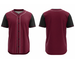 Fabricante de Camisetas de Béisbol Sublimadas al por Mayor, Camiseta con Logotipo y Números Personalizados |   Base de Poliéster Transpirable - Product Image 5