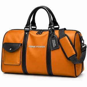 Nouveau Sac de Voyage de Luxe pour Homme 2026, Grande Taille, en Cuir PU Bleu Marine, avec Bandoulière Longue Réglable, Idéal pour les Voyages et les Activités de Plein Air - Product Image 1