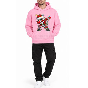Sweats à capuche de Noël élégants pour hommes avec manches longues, tissu chaud et motifs graphiques saisonniers - Product Image 3