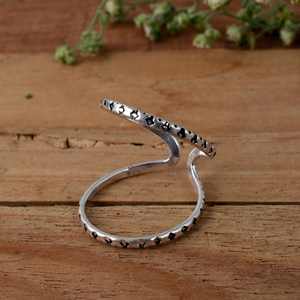 Dainty Textured Luxury Arthritis Ring Handmade Adjustable <b>Silver</b> Finger Splint Ring <b>DIP</b> PIP Joint Support Knuckle Wedding Party - Product Image 3