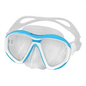 Premium Two-Lens Silicone Diving Mask Lightweight <b>Adjustable</b> <b>Strap</b> 4.0mm Tempered Glass Lenses for Enhanced Visibility Water - Product Image 2