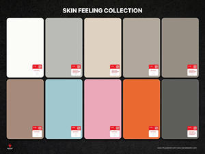 แผงตกแต่งถ่านไม้ไผ่พีวีซีสีเทาขนาด1220x2440มม. ขอบเรียบกันไฟสำหรับห้องนั่งเล่นความหนาแน่น0.57กรัม/cm3 - Product Image 5