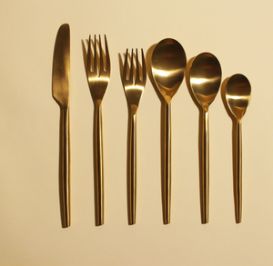 Brass Spoon Sustainable Brass Cutlery Spoon <b>Sets</b> Best Quality Handicrafts 4 <b>Pieces</b> Cutlery <b>sets</b> best price - Product Image 4