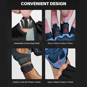 Guantes de Levantamiento de Pesas con Logotipo Personalizado, Soporte para Muñeca, Malla Transpirable, Anti-Sudor, para Fitness, Culturismo y Entrenamiento - Product Image 5