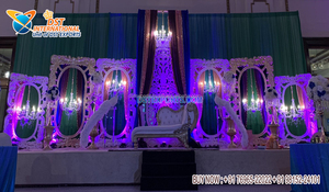 Decorative Banquet Hall Wedding <b>Frames</b> Decor Grand Wedding Fiber <b>Frames</b> <b>Backdrop</b> Grand Party Hall FRP <b>Frame</b> for Decor - Product Image 6