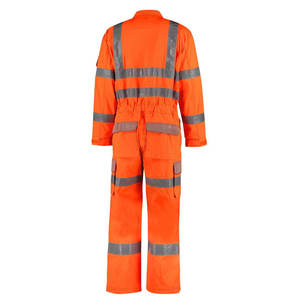 Overol de Seguridad Ligero y Reflectante para Trabajadores de la Construcción, Uniforme Personalizado, Fabricante Mayorista - Product Image 6